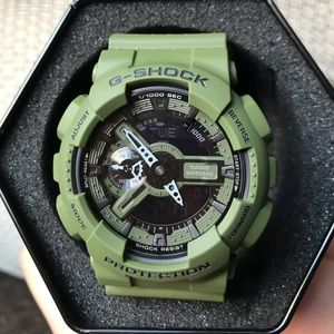 G-shock matte green